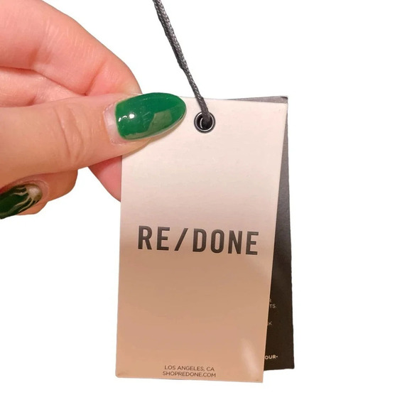 RE/DONE 70s Loose Flare Green Corduroy Jeans‎ Size 25 - Picture 11 of 13